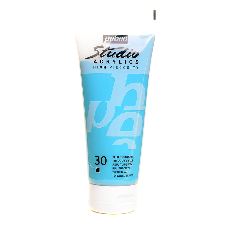PEBEO Studio Acrylics HV 100ml Turquoise Blue