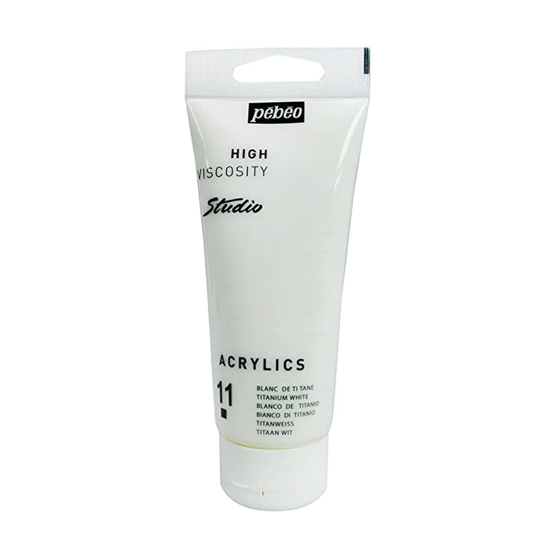 PEBEO Studio Acrylics HV 100ml Titanium White