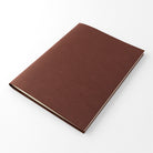 MIDORI MD Notebook Cover A4 10th Paper Dark Brown