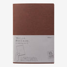 MIDORI MD Notebook Cover A5 10th Paper Dark Brown