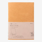 MIDORI MD Notebook Cover A5 10th Paper Light Brown