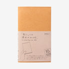 MIDORI MD Notebook Cover B6 Slim 10th Paper LBrown