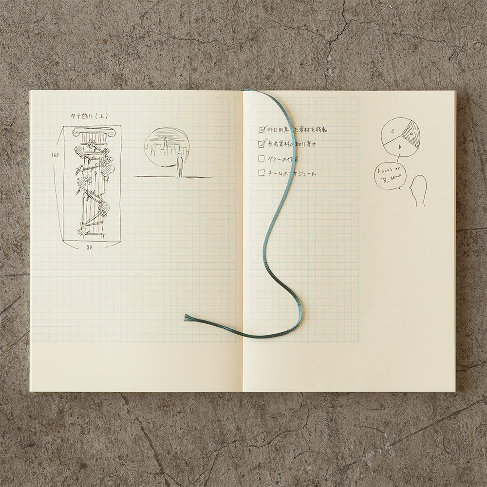 MIDORI MD Notebook A5 10th Anniv Grid with Margin