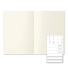 MIDORI MD Notebook Light A5 Blank 3/pack