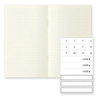 MIDORI MD Notebook Light B6 Slim Gridded 3/pack