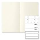 MIDORI MD Notebook Light B6 Slim Blank 3/pack