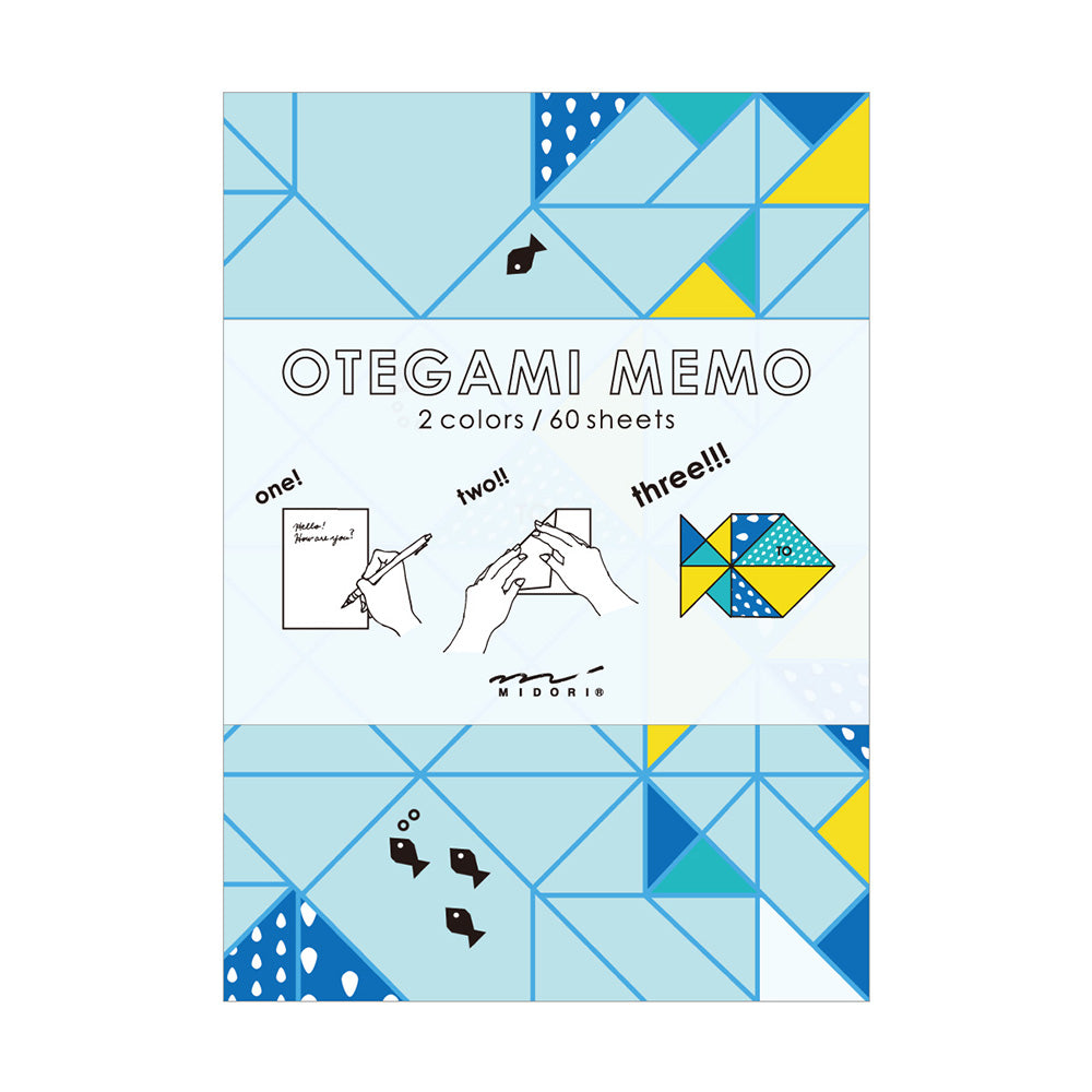 MIDORI Folding Message Memo Fish