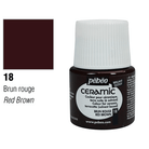 PEBEO Ceramic 45ml Red Brown