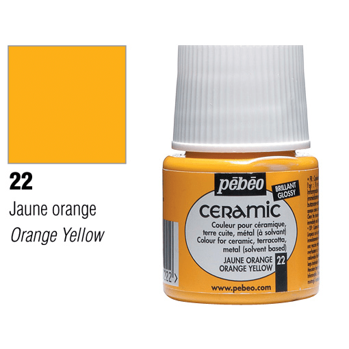 PEBEO Ceramic 45ml Orange Yellow
