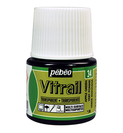 PEBEO Vitrail Transparent 45ml Apple Green