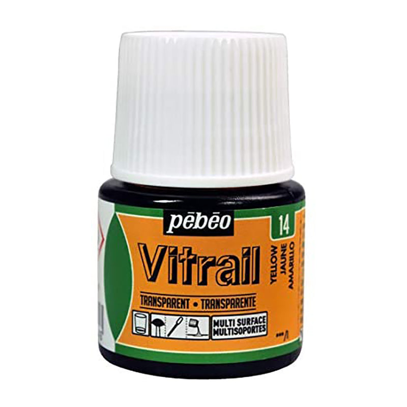 PEBEO Vitrail Transparent 45ml Yellow