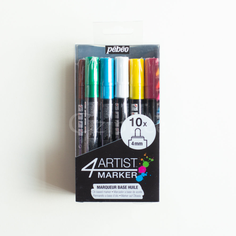 PEBEO 4Artist Marker 4mm Set of 10