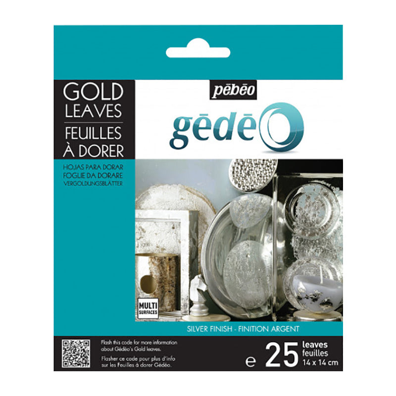PEBEO gedeo Gilding Metal Leaf-Silver 25s