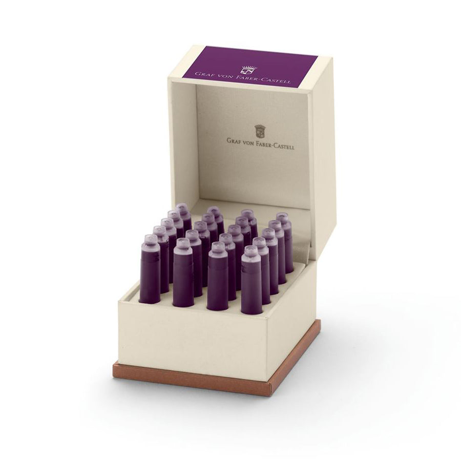 GRAF VON FABER CASTELL Ink Cartridges 20s Violet