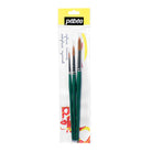 PEBEO Brush Set 3x Round Synthetic #4/8/12