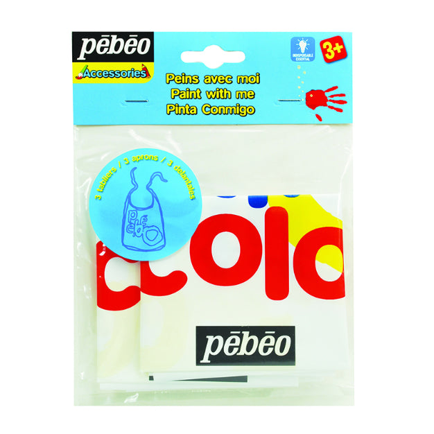 PEBEO kids Pack of 3 Aprons