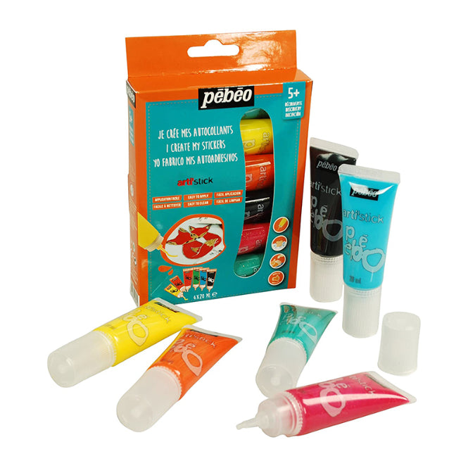 PEBEO artistick Discovery Set 6x20ml Outliners