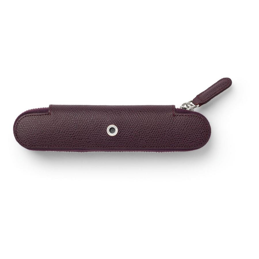 GVFC Pen Case for 1 pen w/Zipper Epsom Violet Blue