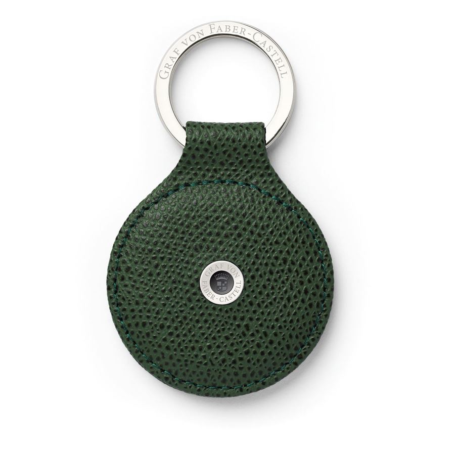 GVFC Key Ring Round Epsom Olive Green