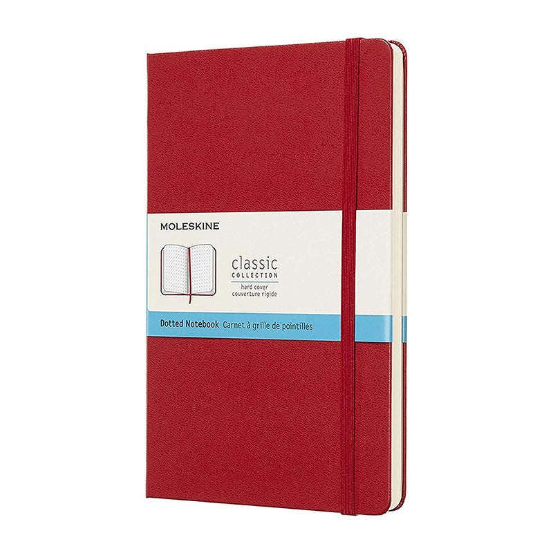 MOLESKINE Classic L Dotted Hard Scarlet Red