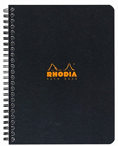 RHODIA Classic Notebook A5+ 160x210mm Lined Black Default Title