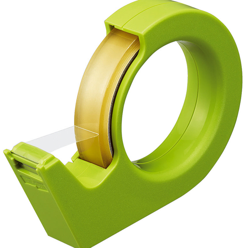 KOKUYO Karu-Cut Tape Dispenser Handy Type-L-Green Default Title