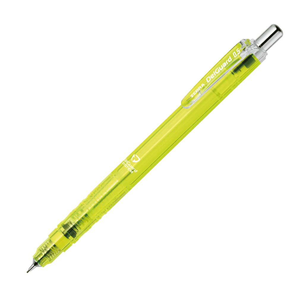 ZEBRA Delguard Light Mechanical Pencil 0.5mm Clear Yellow