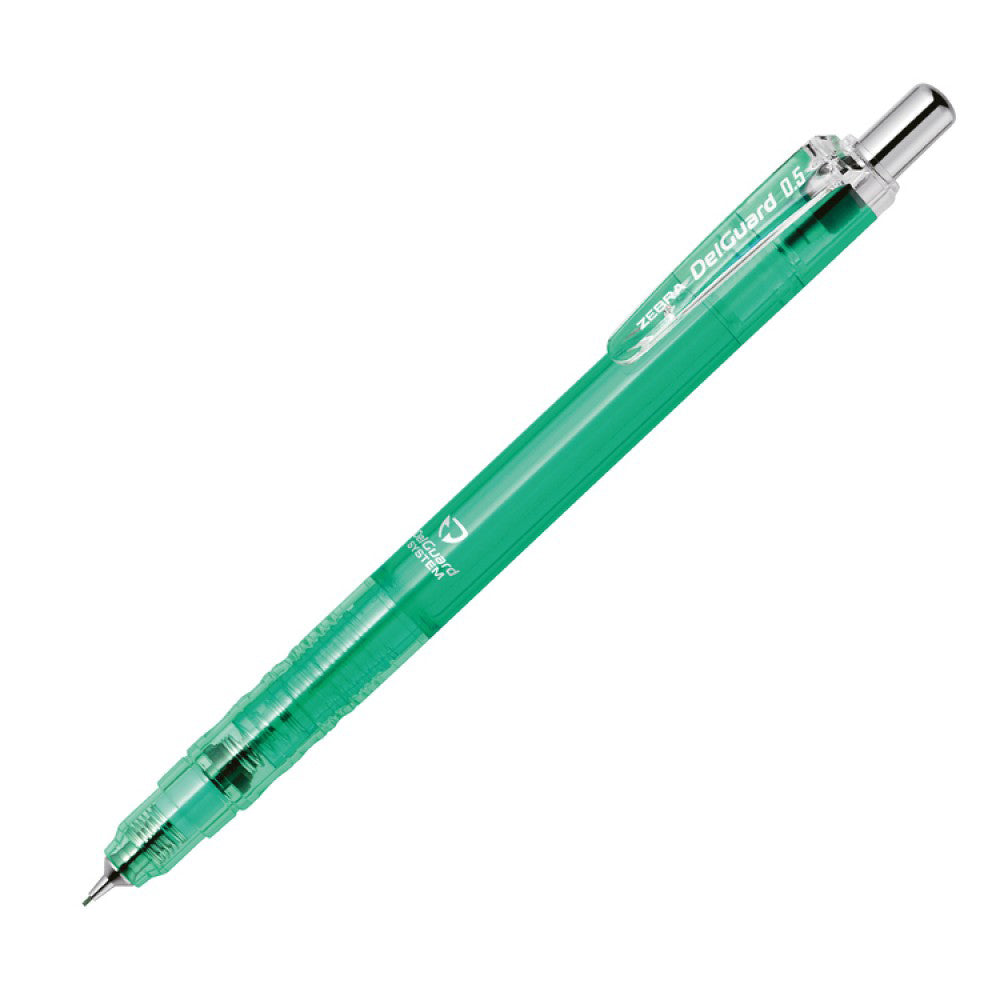 ZEBRA Delguard Light Mechanical Pencil 0.5mm Clear Blue Green