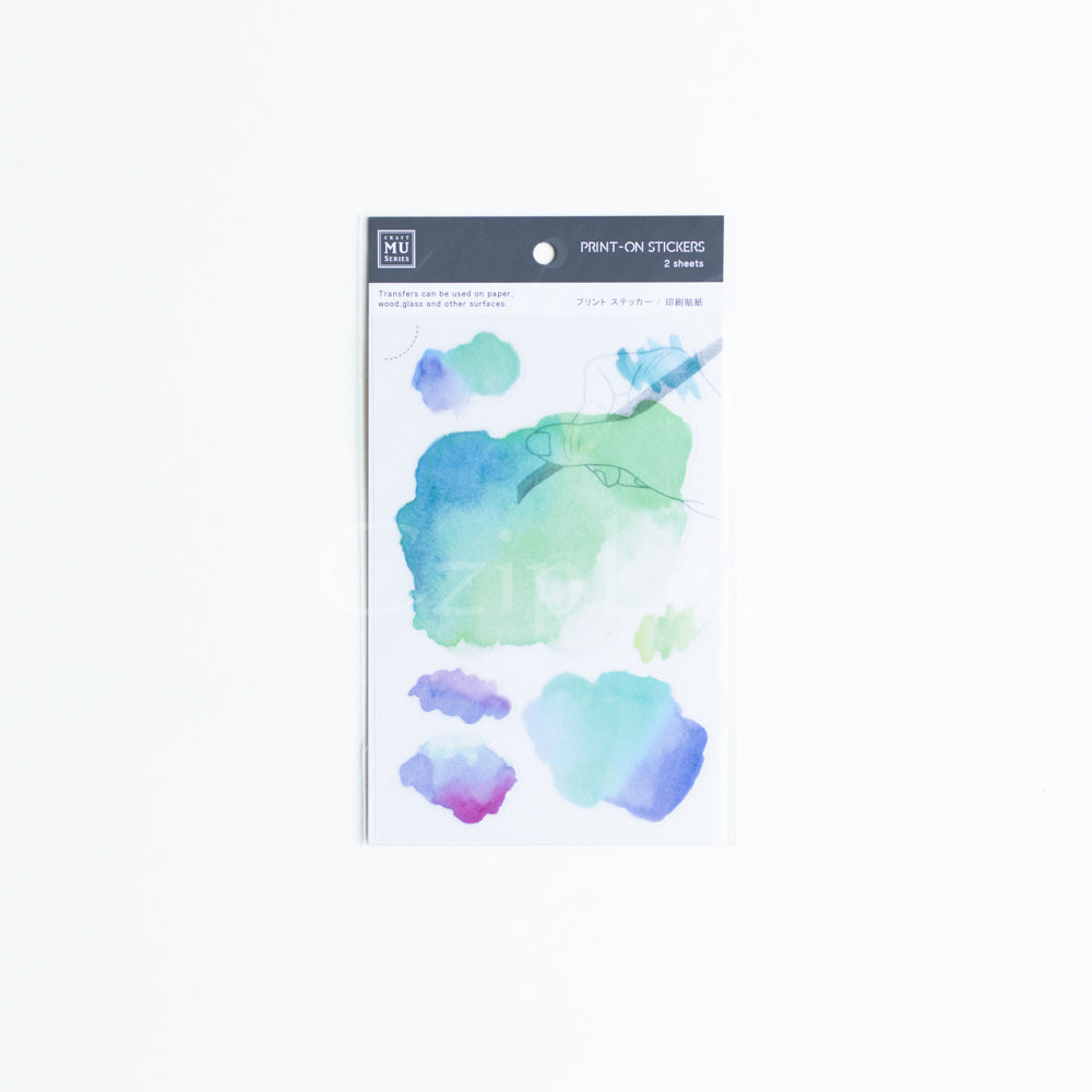 MU Print-On Sticker 2s 009-Evening Sky