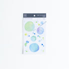 MU Print-On Sticker 2s 008-Lake Blue Bubble
