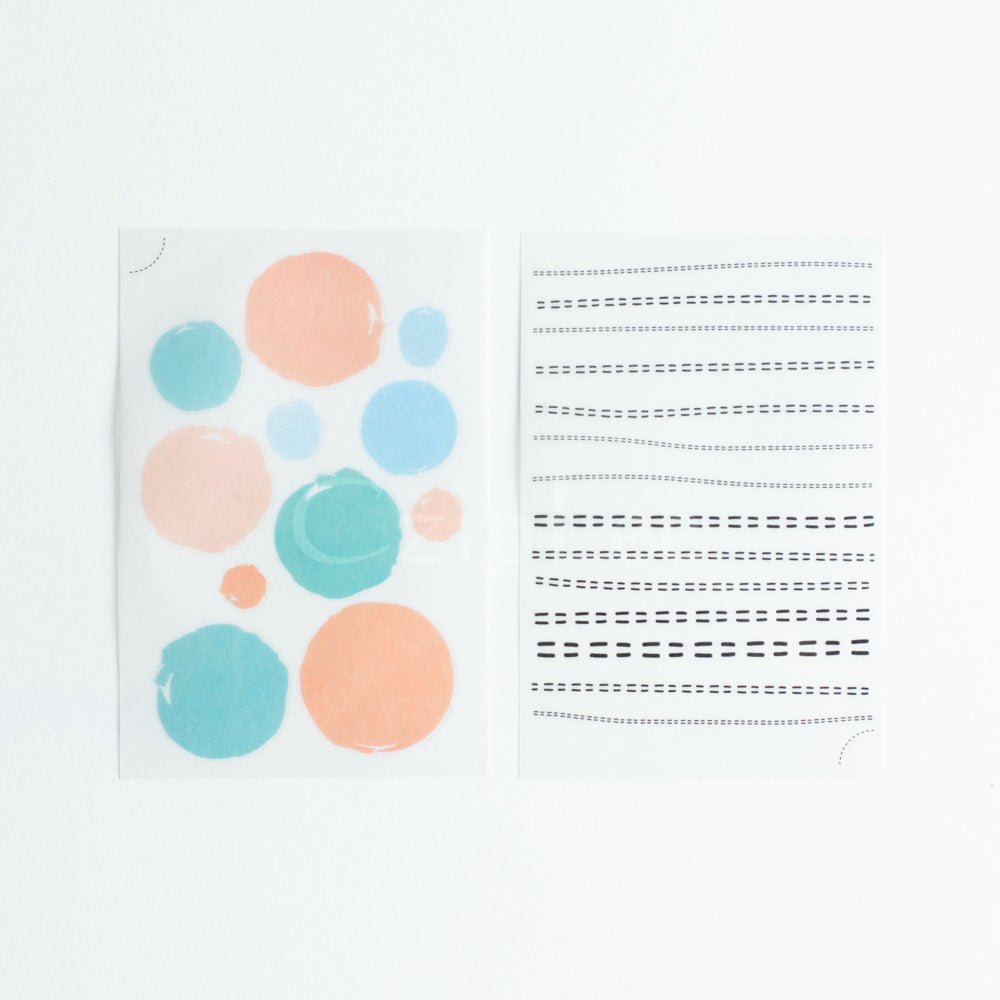 MU Print-On Sticker 2s 023-Hand-Drawing