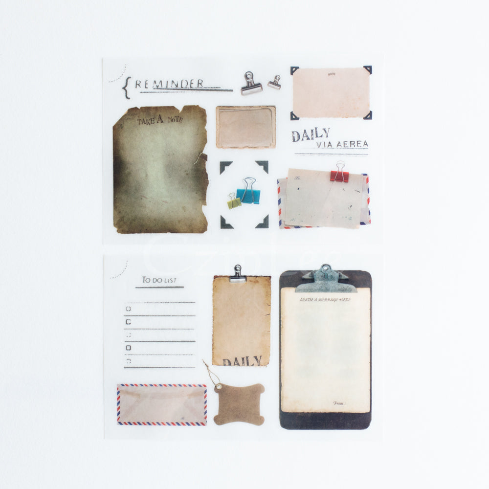 MU Print-On Sticker 2s 020-Ephemera Papers