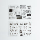 MU Print-On Sticker 2s 018-Black&White