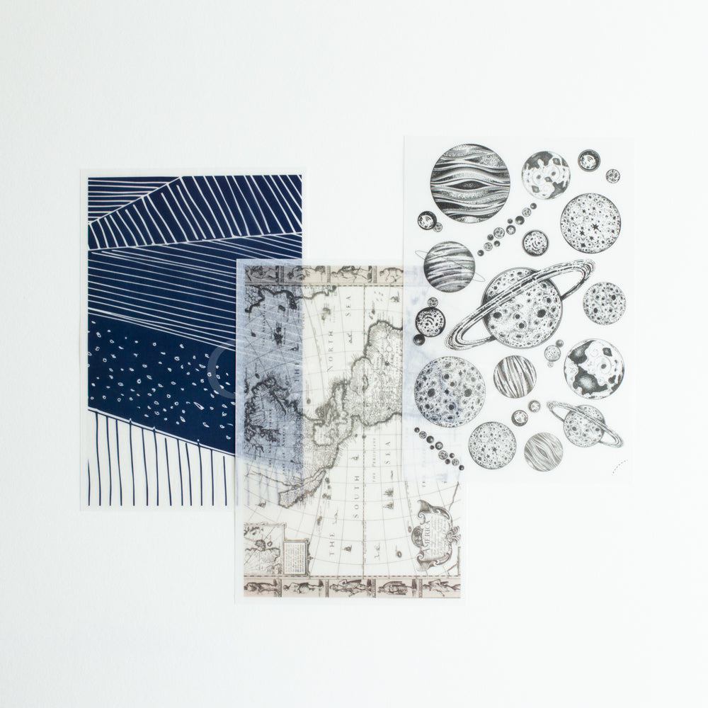 MU Print-On Sticker 3s 003-Natural Science
