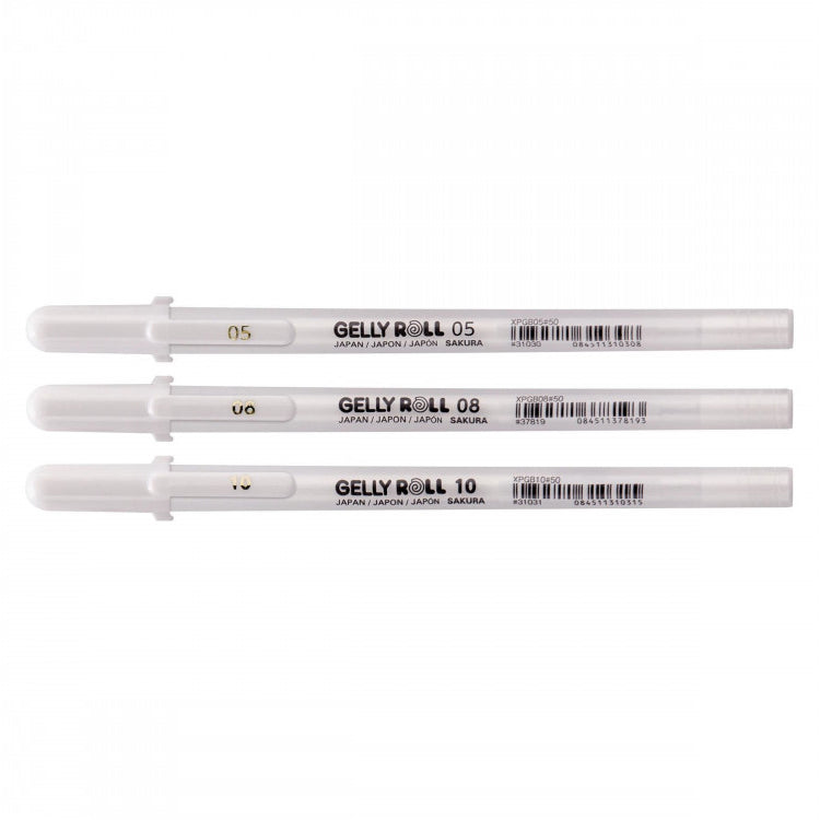 SAKURA Gelly Roll Regular White 3pcs Set