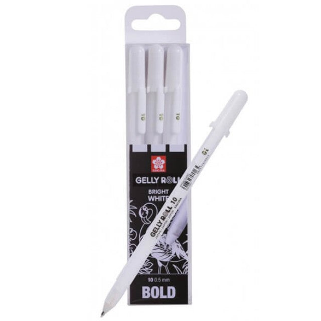 SAKURA Gelly Roll Regular White 3pcs Set