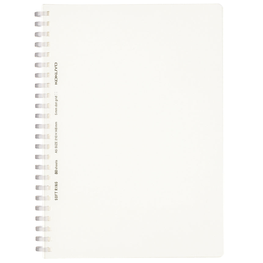 KOKUYO Soft Ring Clear A5 Dot Grid Ruled Notebook Default Title