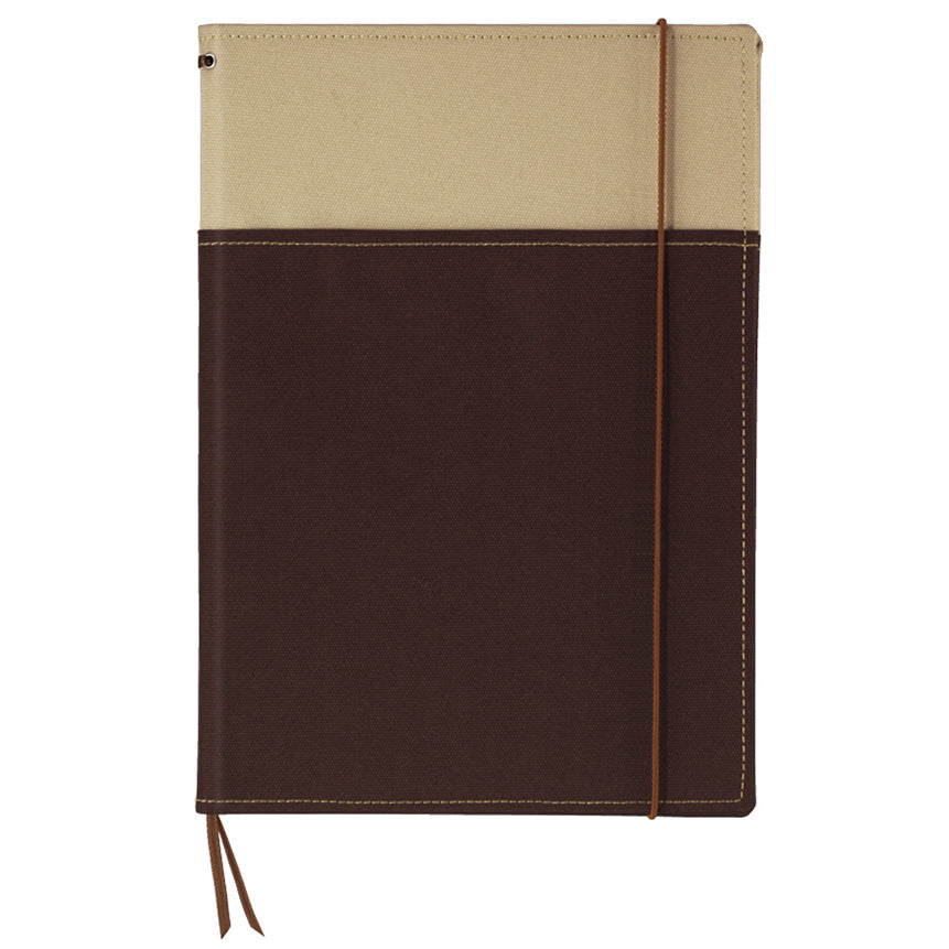 KOKUYO Systemic Canvas B5 Notebook Brown Default Title