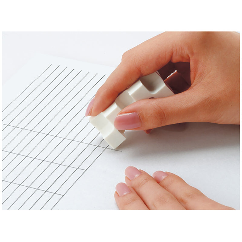 KOKUYO Design Award Kadokeshi Eraser L White Default Title