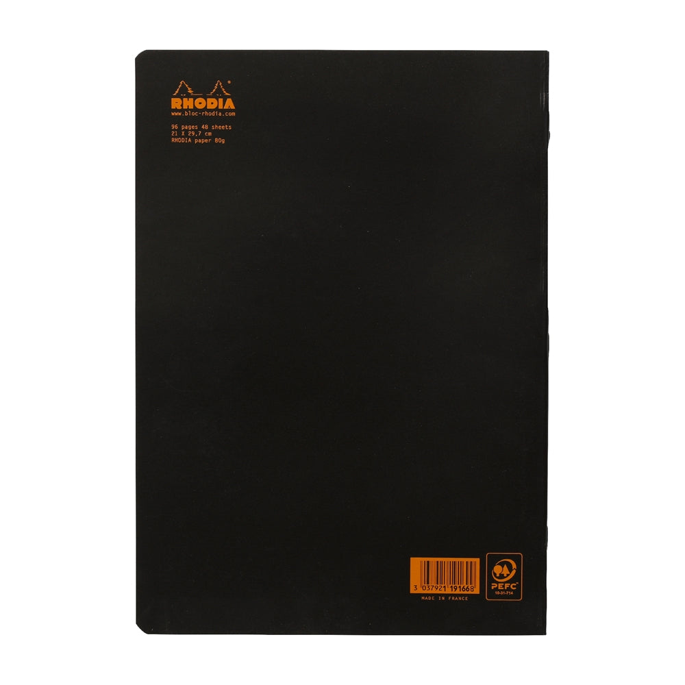 RHODIA Classic Stapled A4 210x297mm Dot Black Default Title