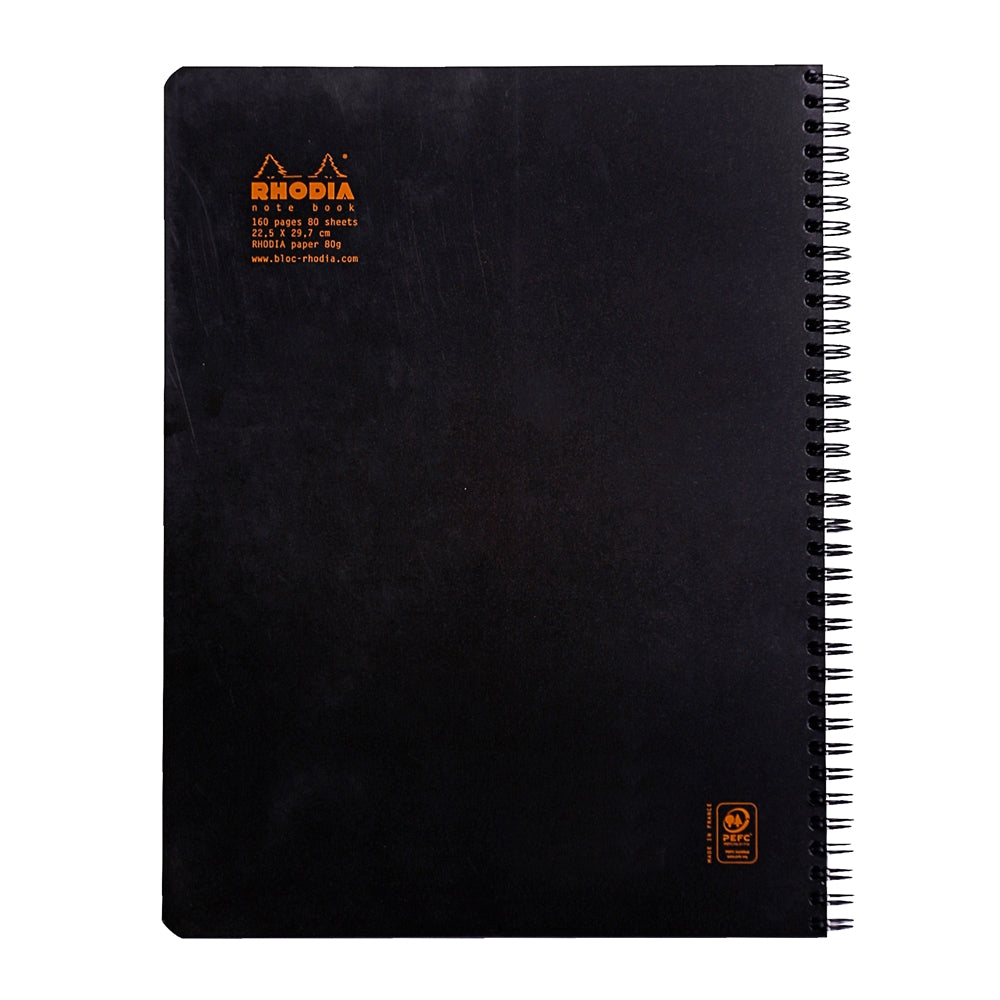 RHODIA Classic Notebook A4+ 225x297mm 5x5 Sq Black Default Title