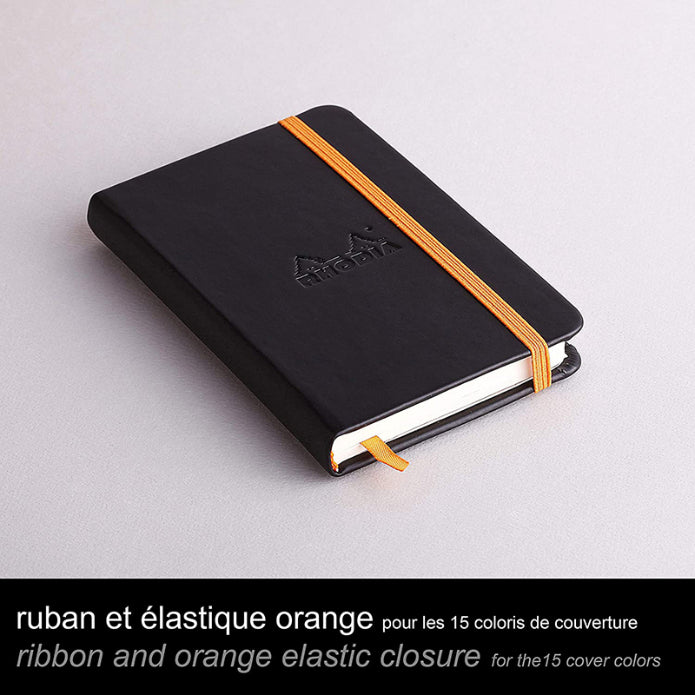 RHODIArama Webnotebook A6 Ivory Plain Hardcover-Black Default Title