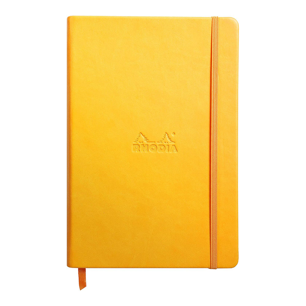 RHODIArama Webnotebook A5 Ivory Lined Hardcover-Daffodil Yellow