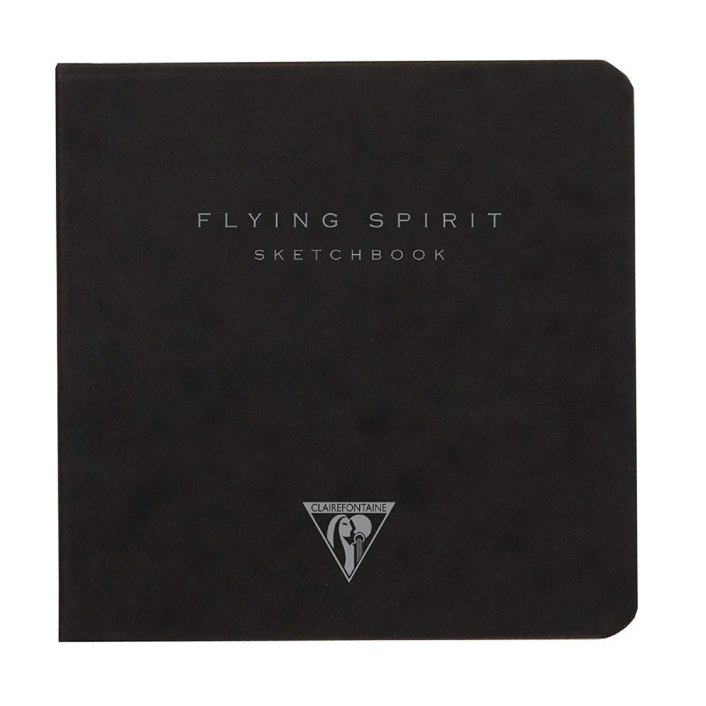 CLAIREFONTAINE Flying Spirit Sketchbook 10.5x10.5cm 60s Black Default Title