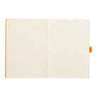 RHODIArama Goalbook A5 Ivory Dot Soft-Tangerine