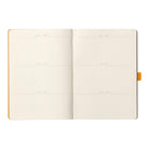 RHODIArama Goalbook A5 Ivory Dot Soft-Tangerine