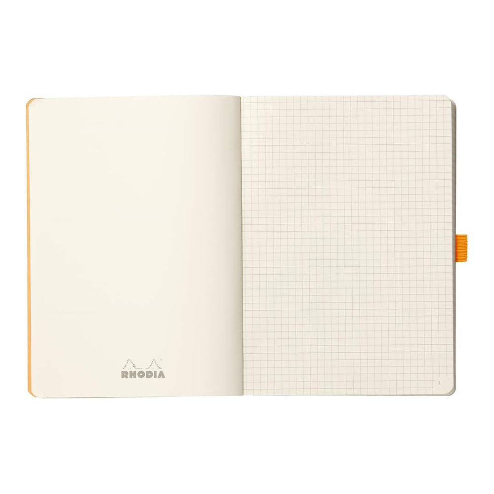 RHODIArama GoalBook A5 5x5 Sq Tangerine