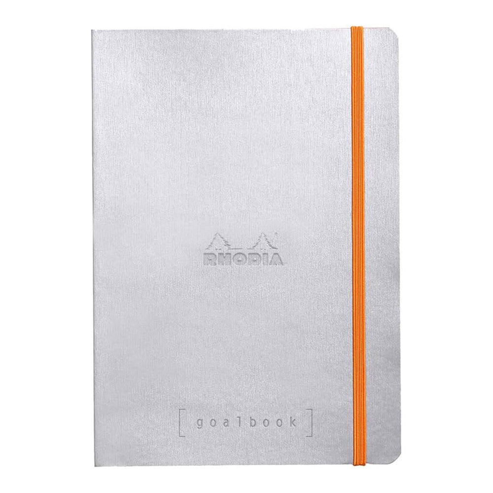 RHODIArama Goalbook A5 Ivory Dot Soft-Silver