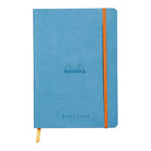 RHODIArama Goalbook A5 Ivory Dot Soft-Turquoise Blue