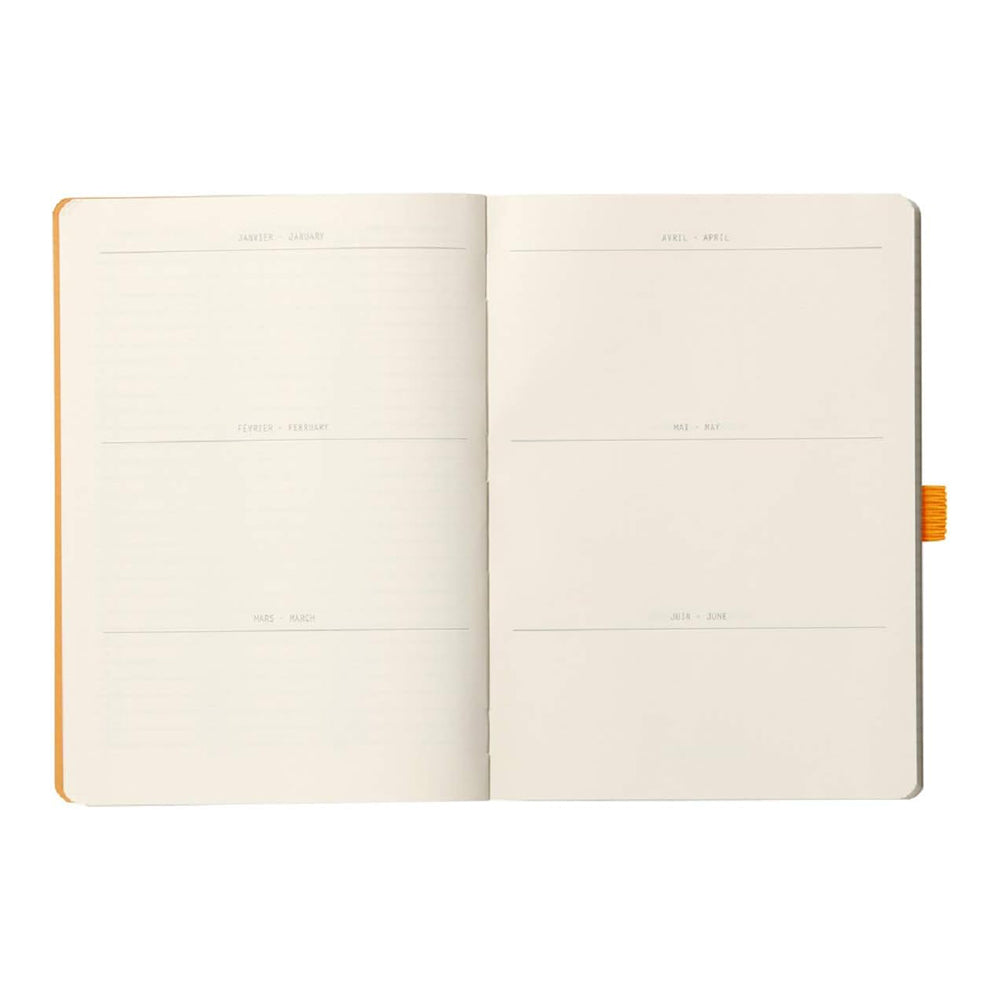 RHODIArama GoalBook A5 5x5 Sq Beige